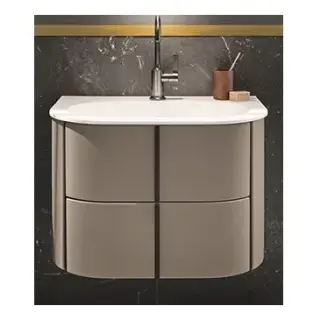 Комплект мебели с раковиной BURGBAD LAVO 2.0 SFZP072 F5045 K0418 базальт серый мат. (F5045) молдинг (G0227)