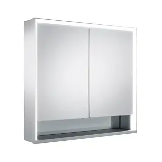 Зеркальный шкаф Keuco ROYAL LUMOS 14302171301 серебристый анодированный