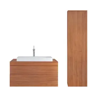 Комплект мебели с раковиной Keuco EDITION 400 31582680100+31580317500+31735680002 орех