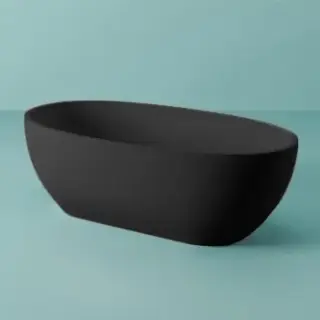 Ванна Art Ceram HOOP ACW002.17 черный матовый