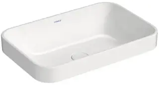 Раковина Duravit HAPPY D.2 PLUS 2359606100 цвет внутри - белый, снаружи - антрацит матовый