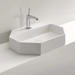 Раковина Milldue Cristal 7643 CERAMILUX белая