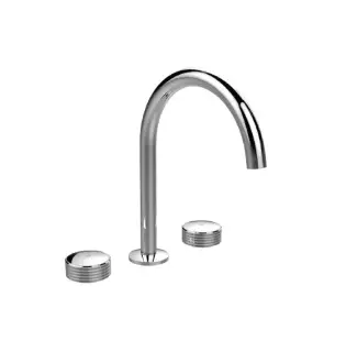 Смеситель для раковины Carlo Frattini Texture collection F5611VCR+C24N хром / мрамор белый