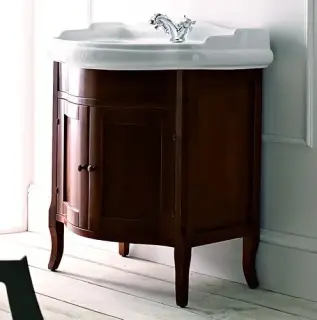 Комплект мебели с раковиной Kerasan Retro 735140 + 104601 + 731340 noce chiuso