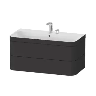 Комплект мебели с раковиной Duravit HAPPY D.2 PLUS HP4638O80800E00 Graphite Supermatt-80