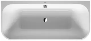 Ванна Duravit HAPPY D.2 PLUS 700451800000000 белая/панель графит супер матовый