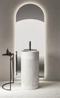 Раковина Milldue ROMA IV 5075.A BIANCO CARRARA