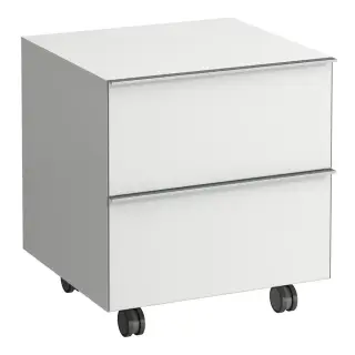 Тумба для ванной комнаты LAUFEN SPACE 4.1119.2.160.100.1 белый матовый-100/ручка-алюминий