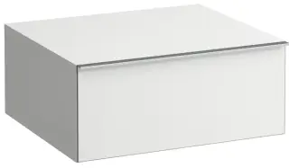 Тумба для ванной комнаты LAUFEN SPACE 4.1113.1.160.100.1 белый матовый-100/ручка-алюминий