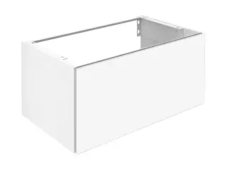 Комплект мебели с раковиной Keuco Plan 32961140000+32960318001+31599010000*2 Трюфель глянцевый/белый Clean Plus