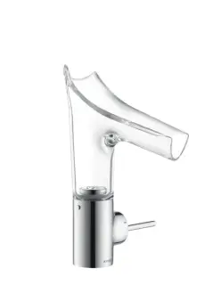 Смеситель для раковины AXOR Starck 12112000 хром/хрустальное стекло