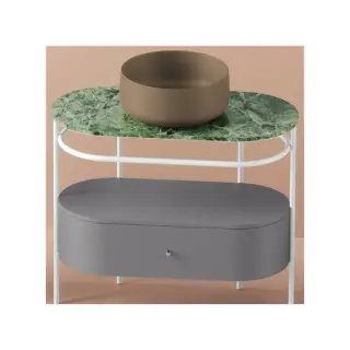 Тумба для ванной комнаты Art Ceram FLAIR 4.0 ACM038.52 platino (RAL7036)