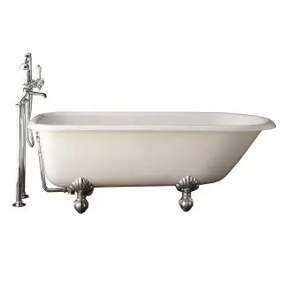 Ванна Devon&Devon Kensington 154 2MRKEN154CRDD WHITE TEC белый матовый