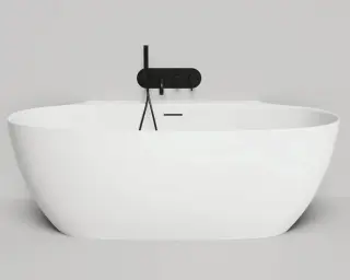 Ванна SALINI Alda 101925M S-Stone матовый белый/дон.клап. Up&Down белый