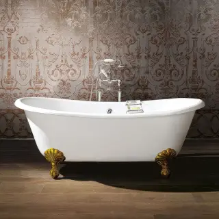 Ванна Devon&Devon ADMIRAL Eagle 2MRADMLRAL172OTDD ножки - полированная латунь