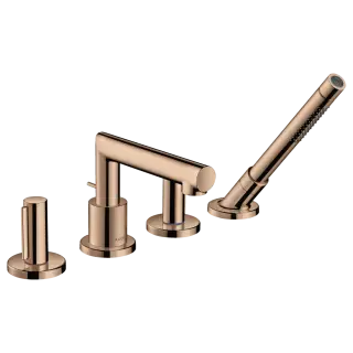 Смеситель для ванны AXOR Uno 45444300 цвет-полированное красное золото