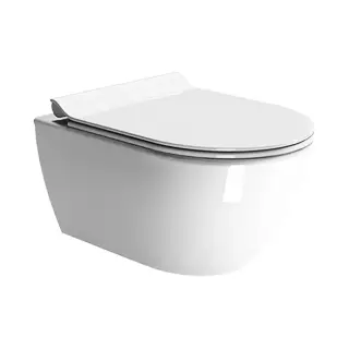 Унитаз GSI Pura 881511 белый блестящий