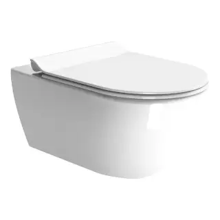 Унитаз GSI Pura 8815FR211 белый блестящий