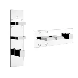 Смеситель для душа Gessi Retangolo wellness 43032#031 хром