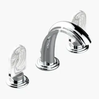 Смеситель для раковины THG METROPOLIS CRISTAL CLAIR A2A.H49.151M латунь PVD