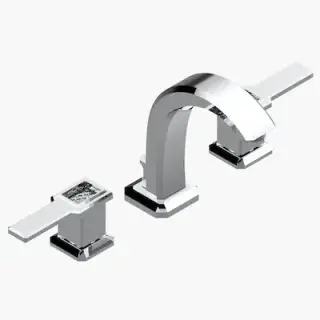 Смеситель для раковины THG METROPOLIS CRISTAL CLAIR A2B.H03.151M состаренное серебро