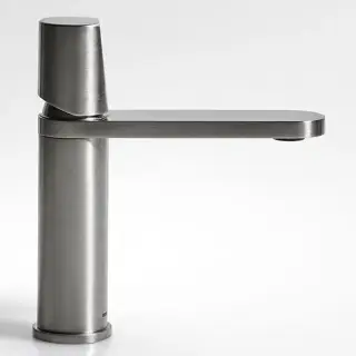 Смеситель для раковины Antonio Lupi Indigo ND301SA сталь матовая