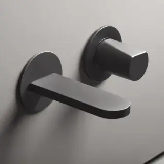 Смеситель для раковины Antonio Lupi Indigo ND101.FNO цвет-черный матовый