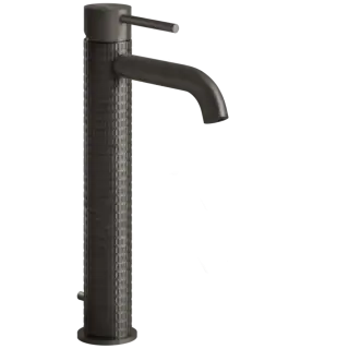 Смеситель для раковины Gessi MECCANICA 54204#707 цвет-Black Metal Brushed PVD