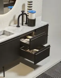 Тумба для ванной комнаты Antonio Lupi BORDERLINE RAB654+LED_IN NOCE CANALETTO