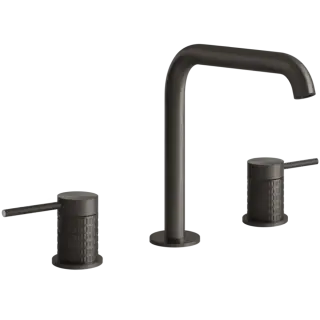 Смеситель для раковины Gessi MECCANICA 54212#707 цвет-Black Metal Brushed PVD