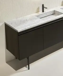 Тумба для ванной комнаты Antonio Lupi BORDERLINE RAB254+LED_IN NOCE CANALETTO