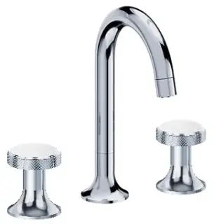 Смеситель для раковины Jorger Valencia 638.30.300.000-21 хром/белый хрусталь