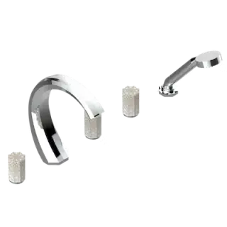 Смеситель для ванны THG NIHAL IVORY PORCELAIN U2N.A02.1132SG хром