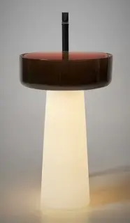 Раковина Antonio Lupi ALBUME ALBUME12+ALBUME40 CRISTALMOOD MELOGRANO/FLUMOOD BIANCO DINAMICO