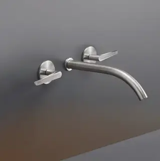 Смеситель для раковины CEA Flag FLG11L сталь полированная