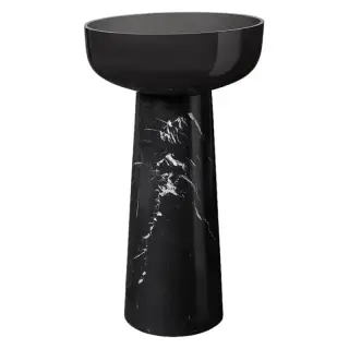 Раковина Antonio Lupi ALBUME ALBUME10+ALBUME21 пьедестал-MARMO NERO MARQUINIA