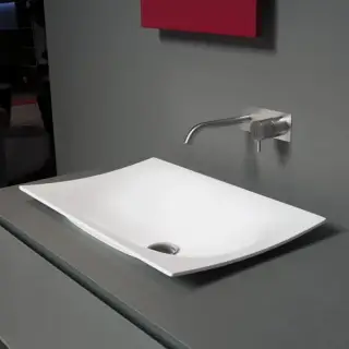 Раковина Antonio Lupi Foglio FOGLIOMOOD63 FLUMOOD белый