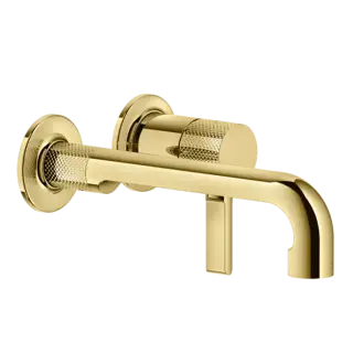 Смеситель для раковины Gessi INCISO 58088#246 золото PVD