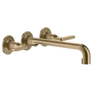 Смеситель для раковины Gessi INCISO 58092#726 Warm Bronze Brushed PVD