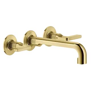 Смеситель для раковины Gessi INCISO 58090#246 золото PVD