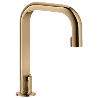 Смеситель для раковины Gessi INCISO 58023#735 Warm Bronze PVD