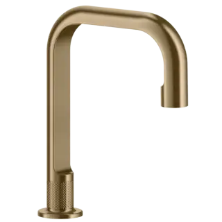 Смеситель для раковины Gessi INCISO 58023#726 Warm Bronze Brushed PVD