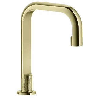 Смеситель для раковины Gessi INCISO 58023#710 цвет-латунь PVD