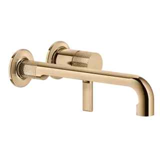 Смеситель для раковины Gessi INCISO 58089#735 Warm Bronze PVD