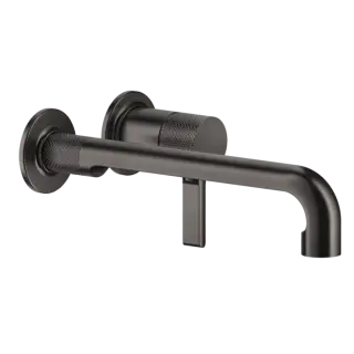Смеситель для раковины Gessi INCISO 58089#707 Black Metal Brushed PVD
