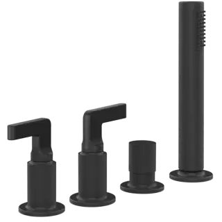 Смеситель для ванны Gessi INCISO 58043#299 черный XL