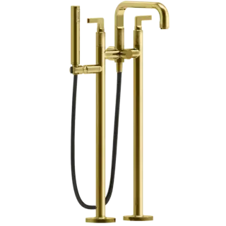 Смеситель для ванны Gessi INCISO 58029#246 золото PVD