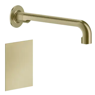 Смеситель для раковины Gessi INCISO 58107#727 цвет-браш.латунь PVD