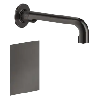 Смеситель для раковины Gessi INCISO 58105#707 Black Metal Brushed PVD