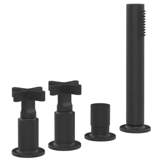 Смеситель для ванны Gessi INCISO 58143#299 черный XL